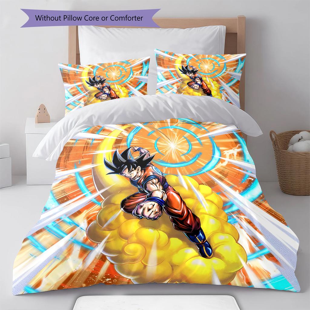 Set Copripiumino Trapuntato con Fantasia Cartone Animato Federa Decorazione per la Casa Regalo di Compleanno (1 * copripiumino + 2 * federa, senza nucleo)