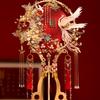 Double-Sided Two-Color Bridal DIY Fan Kit for Chinese Wedding Xiuhe Dress