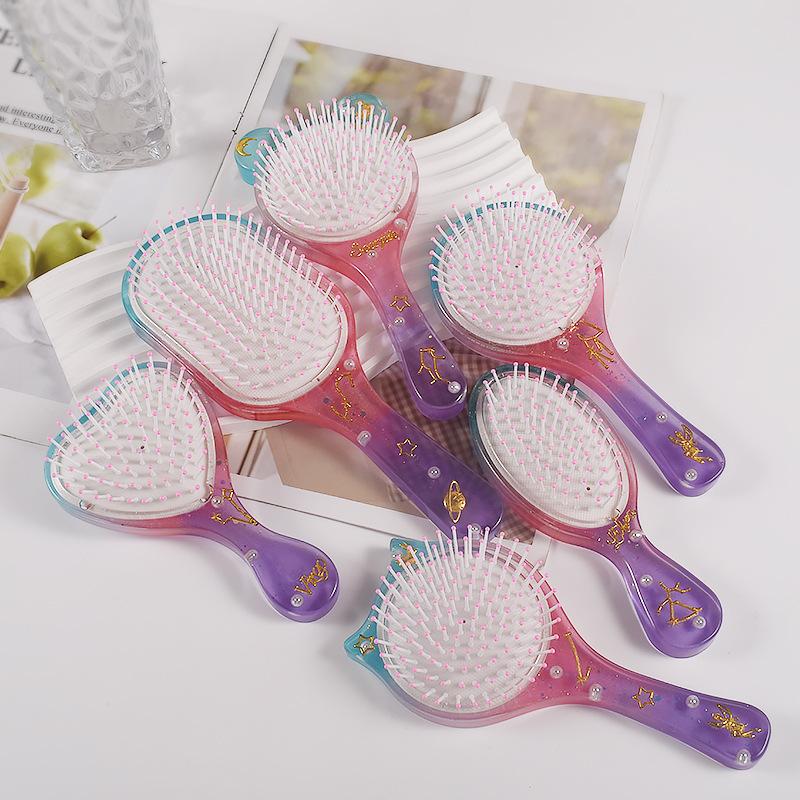 Comb Airbag Silicone Hairbrush Molds Comb Casting Resin Brush Epoxy DIY Mold Flexible Resin Mirror Plastic