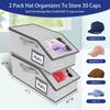 Foldable Zipper Baseball Cap Storage Box Non-woven Dustproof Storage Box Hat Storage Box Wardrobe Storage Boxes Storage