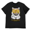 Cat Total Solar Eclipse 2024 T-Shirt Anime Shirt Luxury Man Custom T-shirts Man Clothes Cotton T Shirt Men
