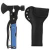 15In1 Axe Hammer MultiFunctional Camping Survival Screwdrivers Pliers Bottle Opener(Black )