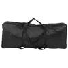 61‑Key Keyboard Bag Electronic Organ Piano Protective Case Waterproof Oxford Cloth Black