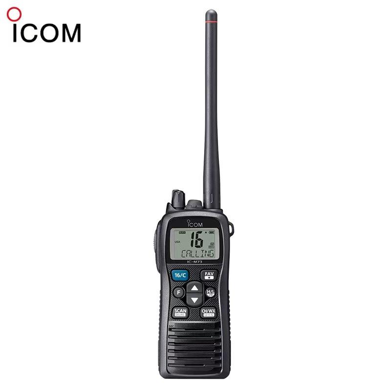 ICOM IC-M73PLUS VHF Marine Handheld Transceiver, IPX8 Waterproof Floating Radio