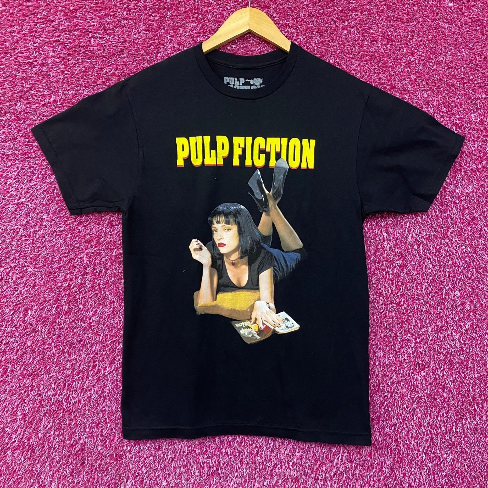 Pulp Fiction Uma Thurman s Mia Wallace Movie Poster Tee Small XXXL
