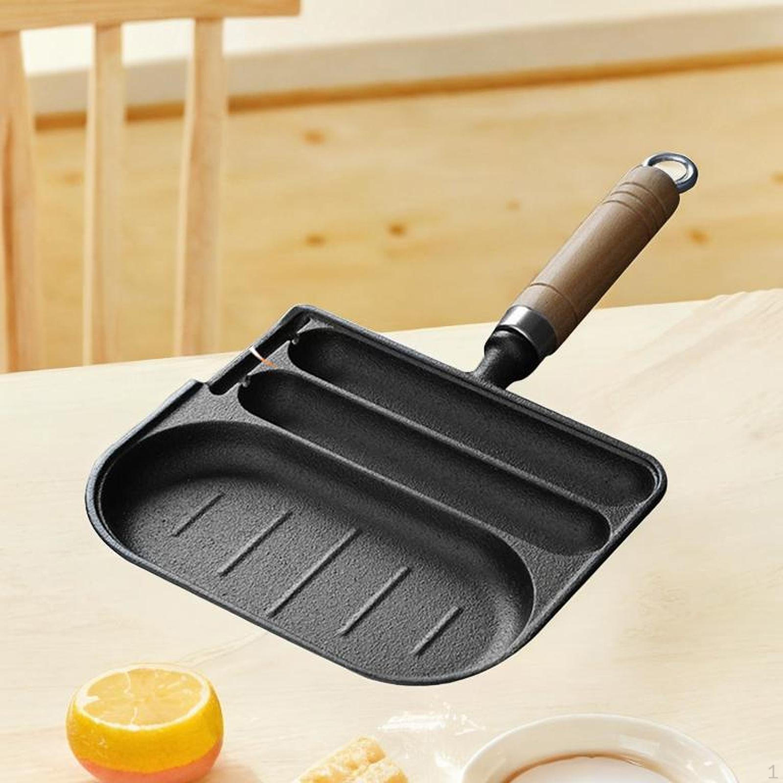 

Сковорода з антипригарним покриттям для підігріву масла кастрюля універсальний посуд млинці омлет на подарунок Meat Frying Pan