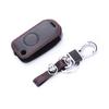 Leather Car Key Case For Mercedes Benz C E S Ml Sl Ml55 Amg S500 Sl500 1 Button Folding Remote Fob Cover Keychain Protector