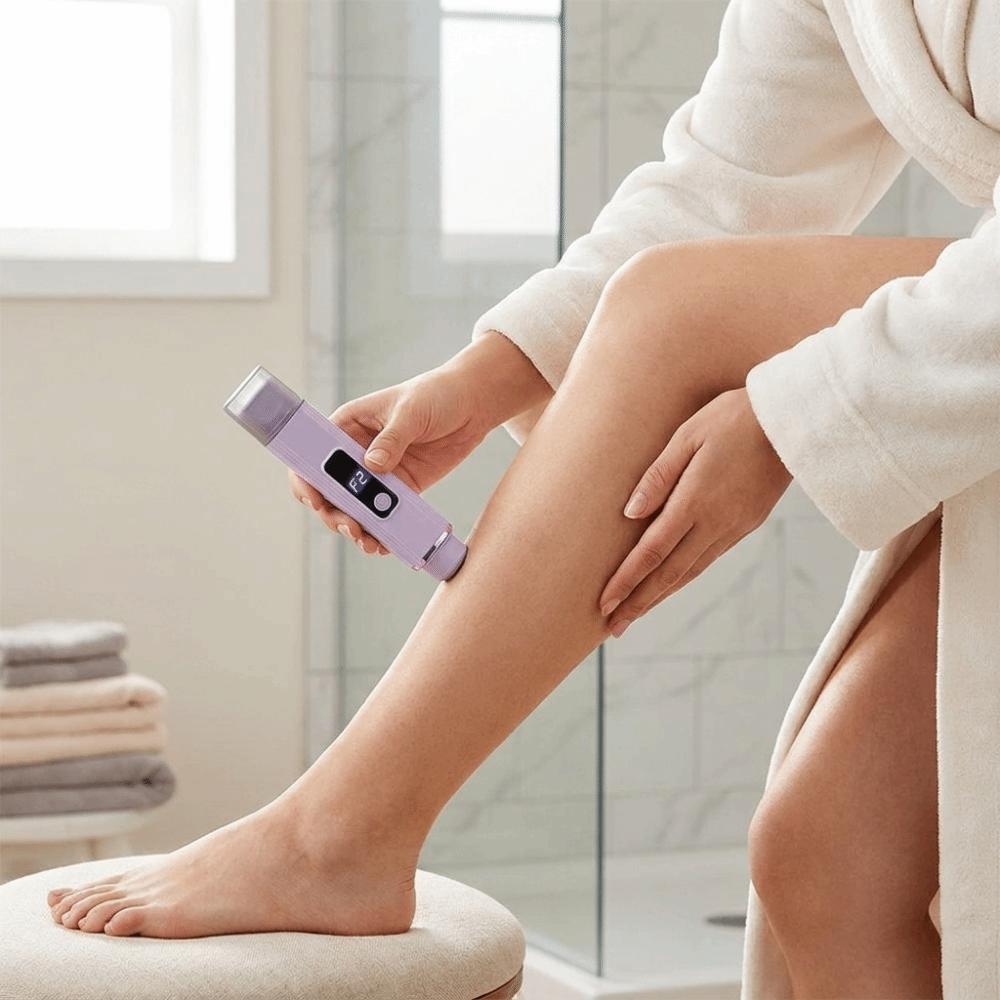 Dual Head Women's Hair Shaver Wireless Electric Shaver Portable Hair Removal Device Body