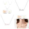Barbie Alphabet Necklace Stylish And Sweet Stainless Steel Jewelry