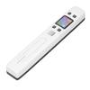 Portable Photo Scanner HD Color Screen Document Scanning Device for Home School Office Built In Battery White