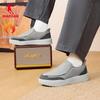 Qiaodan Winter Fleece-Lined Slip-On Men's Casual Sneakers