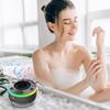 Bluetooth-compatible Mini Stereo Speaker IPX7 Waterproof with LED Light with Suction Cup for Bathroom Party Travel Beach Outdoor