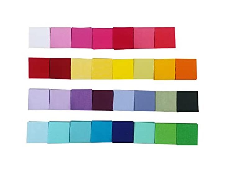 misakinoya Tsumami Zaiku Craft Materials Silk Colorful Thin Hair Handmade 500 Pieces Kit, Pre-Cut Fabric, Fabric, Ornaments, DIY, Crafts, (10 Colors,