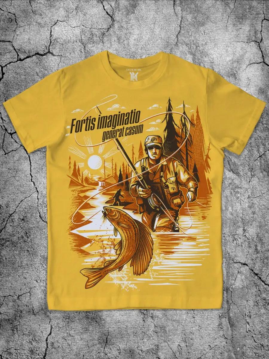 Fly Fishing T-shirt is a birthday gift for a fisherman 3XL
