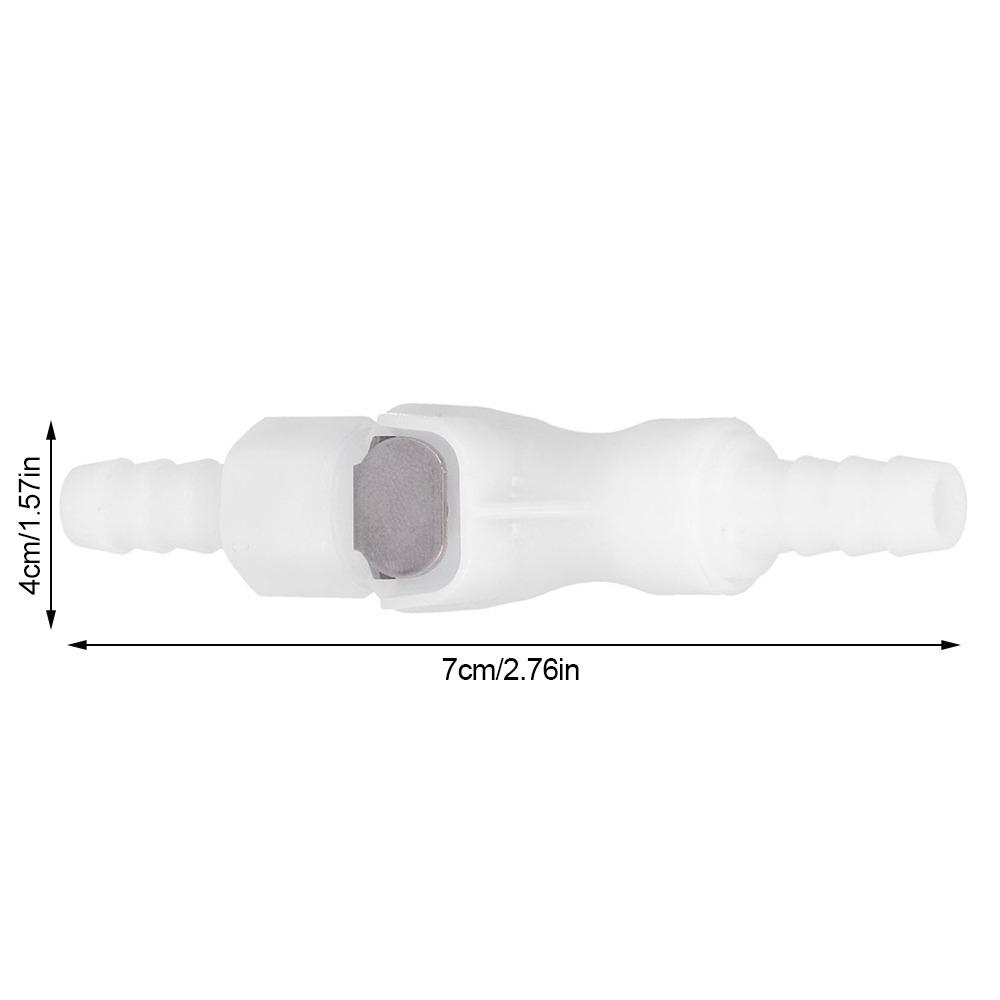 2 piece Plastic Quick Connector Check Valve Hose Connector Beer Connector Gas And Liquid Transfer