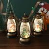 Illuminated Christmas Wind  Lamp Christmas Tree Christmas Decorative Lantern  Small Pendant