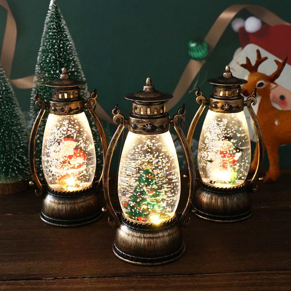 Illuminated Christmas Wind Lamp Christmas Tree Christmas Decorative Lantern Small Pendant