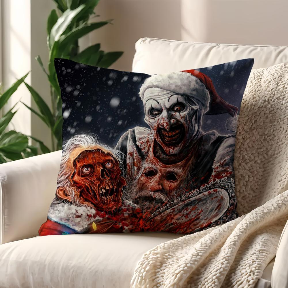 Hot Film Horrible T-Terrifier 3 cushion cover Pillow Cover Decoration Room Home Sofa living Office Car Nordic Simplicity