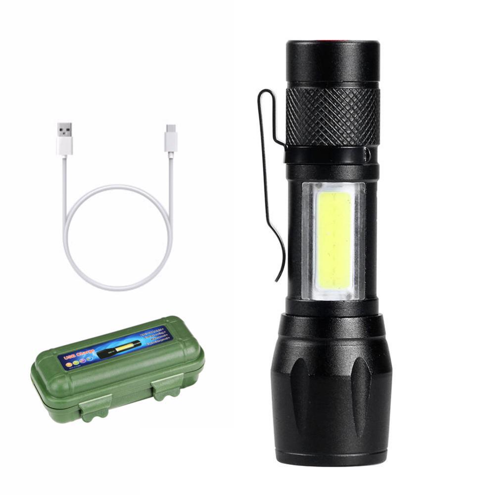 Buy Penlight USB Charging 3800LM Powerful XPE COB LED Flash Light