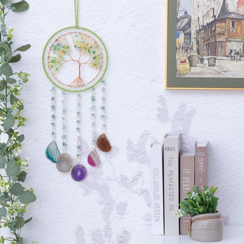 62KD Handmade Crystal Stones Hanging Ornament Quality Multicolored Stone