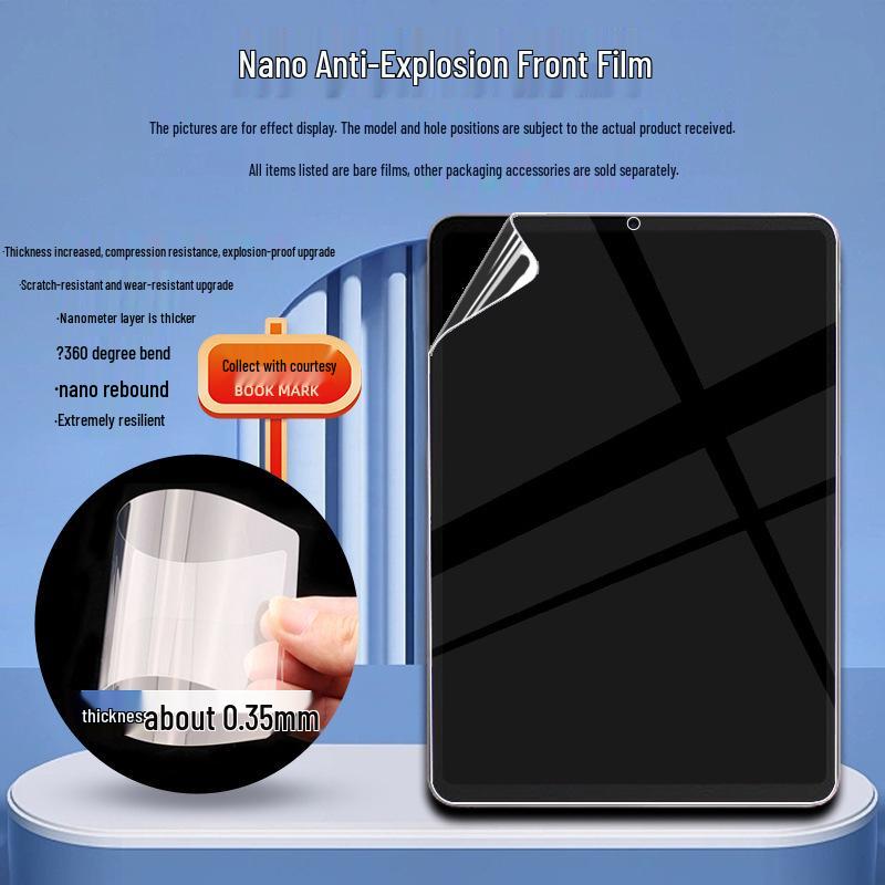Paper-like PET Film for Writing & Drawing: Full Coverage for Vivo Pad6 Pro/5E and iQOO Pad5 Pro