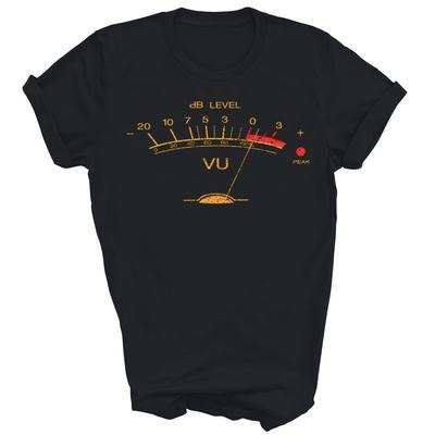 Volume VU Meter Vintage Audio Engineer Opname Unisex Shirt Cadeau