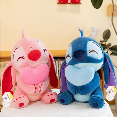 Big Size Lilo & Stitch Doll Scrump Cartoon Pink Angel Plush Toy Cute Anime Soft Stuffed Kawaii Children'S Birthday Gift