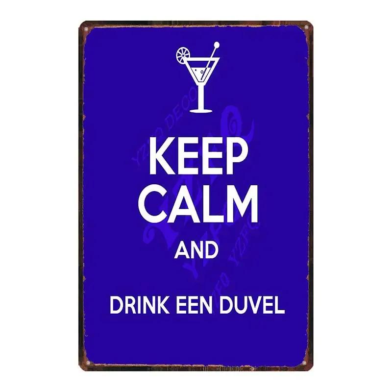 Vintage Belgian Beer Metal Tin Sign  ORVAL Chimay Retro Wall Decor for Kitchen Restaurant Home  Art Poster DUA