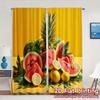 2pcs   2D FLAT PRINTING Curtains (Without Rod) Tropical Feast Modern Contemporary Curtains Fabric Curtains Outdoor Decorations
