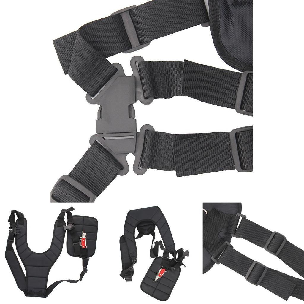 Comfortable And Adjustable Double Shoulder Strap For Brush Cutters High-quality Buckled Harness