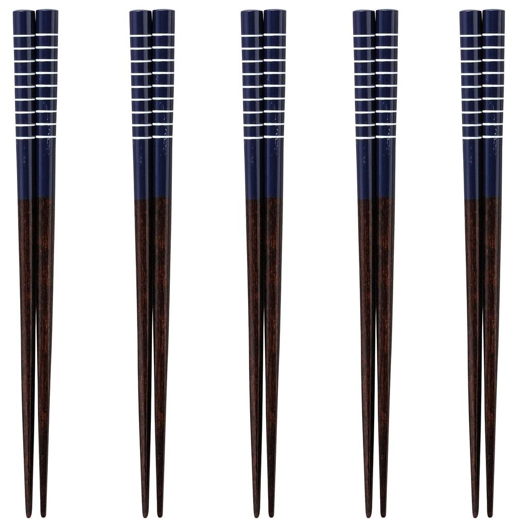 Happy Set of Made In PID0649 J-kitchens Chopsticks, 5, Material Wood, Chopsticks, Japan,