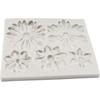 Flower Blossoms Silicone Mold Daisy Chrysanthemum Flower Fondant Mold for Cake Decoration Chocolate Cupcake Topper Candy Sugar Craft Polymer Clay Gum