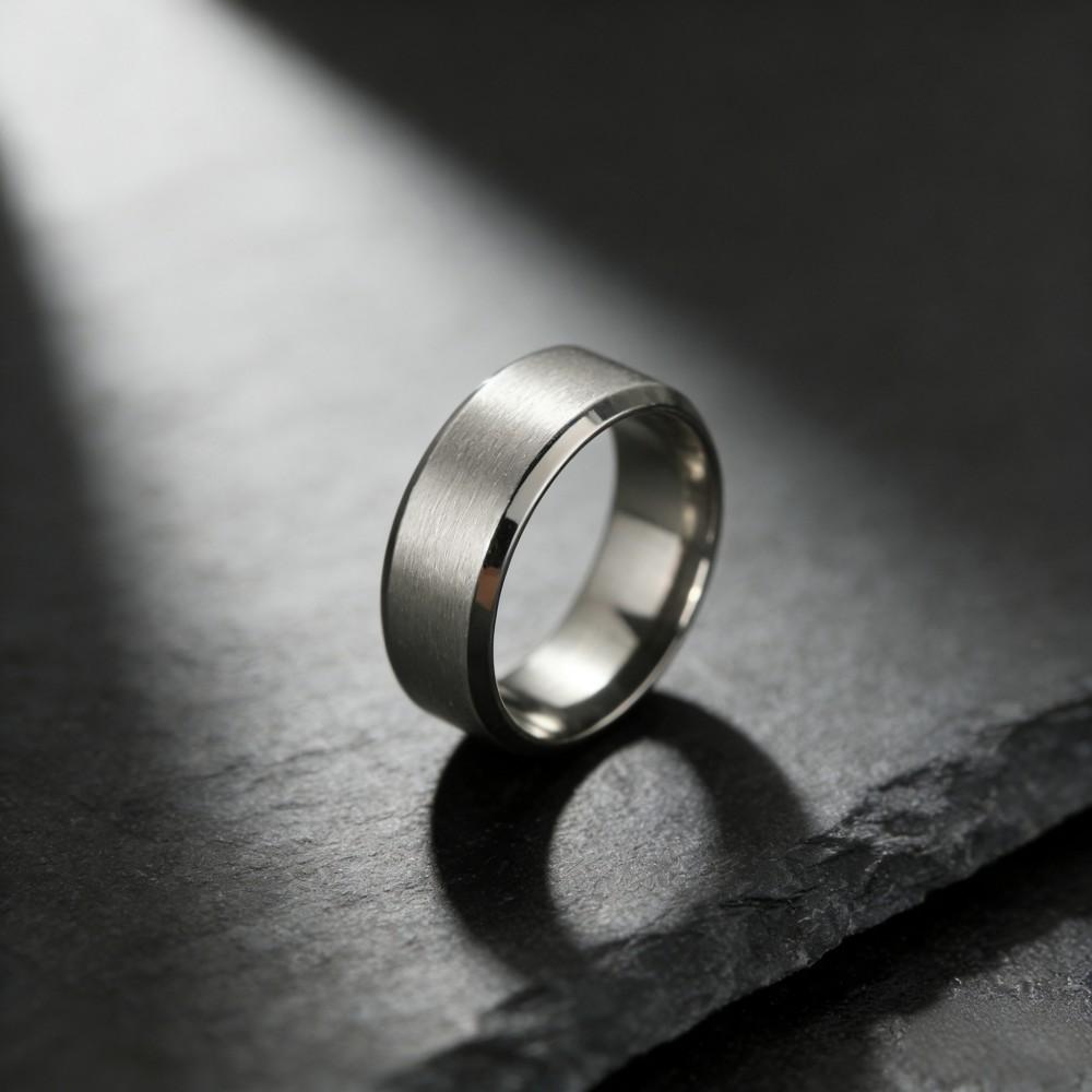 

Stainless Steel Black Rings for Men Women Fashion Charm Zircon Ring Wedding Engagement High Quality Matte Male Accessory 11 мідний