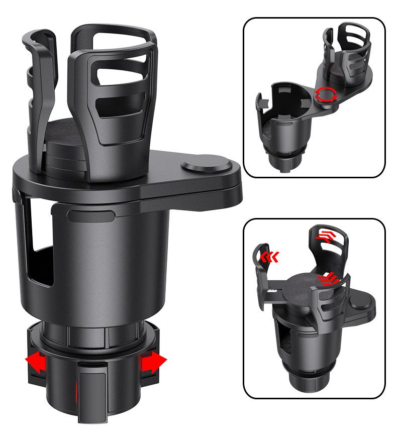 Large Multifunctional In-Car Drink Holder Expander for North American Vehicles