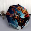 1pc Christmas Sleigh Dogs Umbrella with Plastic Handle,Suitable for All Seasons Umbrellaptys26075