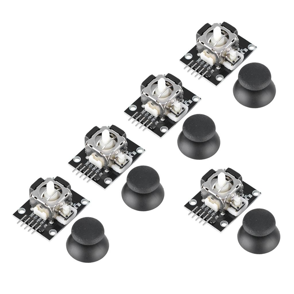 5Pcs Dual Axis Joystick Module for PS2 Game Controller Gamepad Control Lever Sensor for Arduino