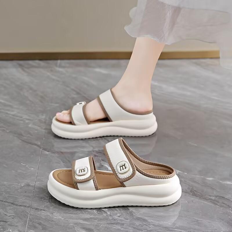 

New daily leisure not tired feet beach cool slippers summer wear with skirt cool slippers women 34