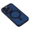 For iPhone 13 Pro Case Compatible with MagSafe PC+TPU Matte Phone Cover with Glass Lens Film