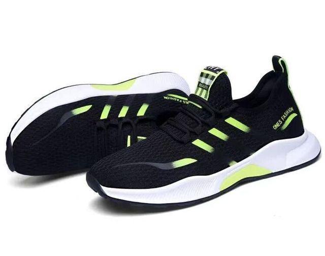 

Летняя тенденция, новая молодежная мужская обувь, уличная нескользящая амортизирующая мужская спортивная обувь, легкая прогулочная обувь, повседневная студенческая обувь 41 зелёный