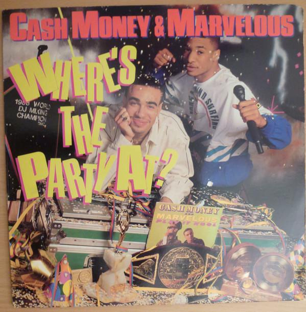 

Виниловая пластинка CASH MONEY MARVELOUS Wheres The Party At TLX42016PROMO Спальный мешок Re 1988 US Rap HipHopRB Б/у