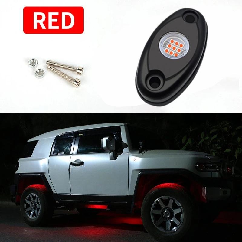 Led Car Led Rock Light Rgb Exterior Atmosphere Light Car Bottom Lamp For Jeep Offroad Truck Atv Utv Underbody Boat Side