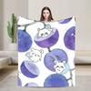 Crayons Shin Chans Anime Blankets Fleece All Season  Multifunction Lightweight Throw Blankets for Home Outdoor Plush Thin Quilt