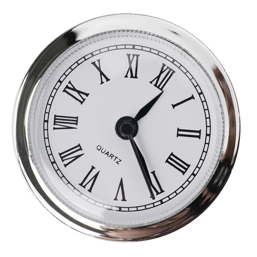 

61mm Diameter Quartz Clock Brand New For Home Festival Wedding High Quality серебряный