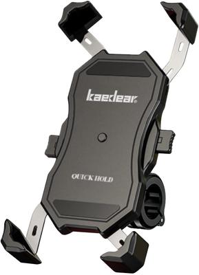 Kaedear Motocicleta Smartphone Motocicleta Telefone Absorção de Vibração Compatível com Smartphone Alumínio Guidão Suporte de Fixação Rápida, Suporte, Montagem,