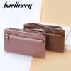 New women's long wallet with touch screen zipper mobile phone bag clutch bag female