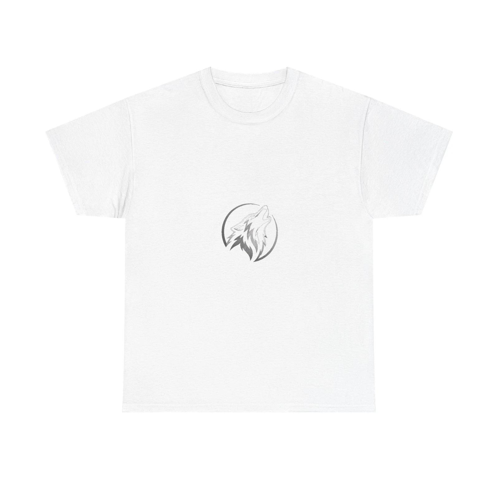 Wolf Howling Circle T-Shirt - Center Chest L