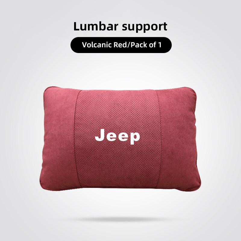 Car Interior Headrest & Lumbar Support Memory Foam Core For Jeep Grand Cherokee Wrangler JK Gladiator Compass Renegade Wagoneer AMO1
