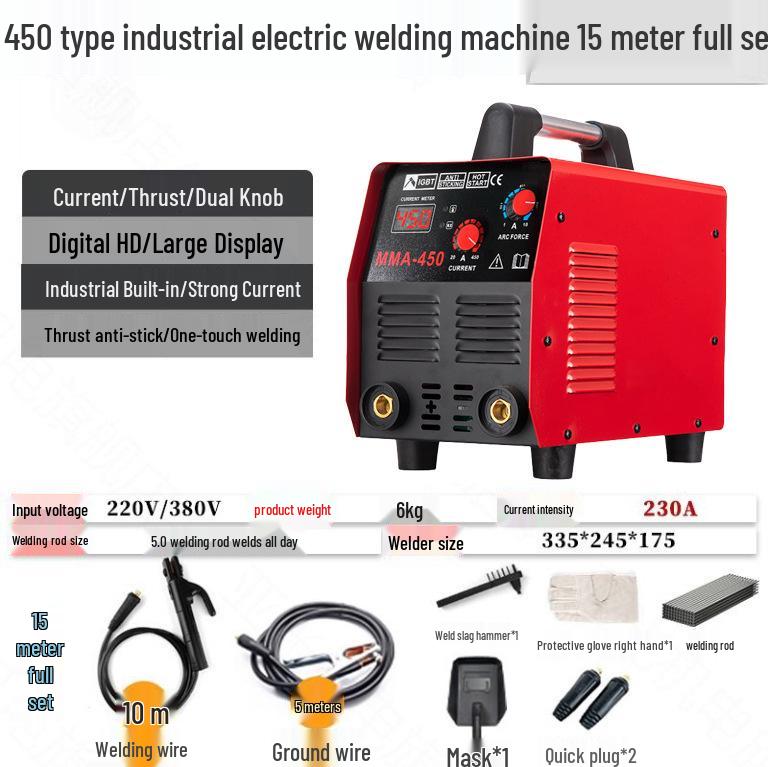 Naisunjia Dual Voltage MMA-450 High Power Welder 220/380V