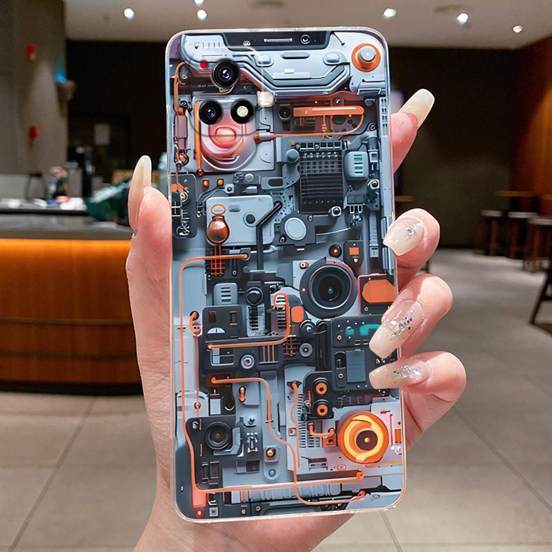 Hülle für Vivo Y52S / Y31S 5G Luxus Drache Niedlich Cool Jungen Mädchen Weiches TPU Silikon Transparente Handyhülle Schutzhülle Rückseite