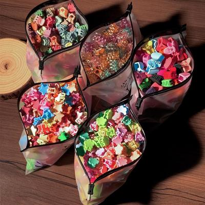 20PCS Pack Mädchen Cartoon Bunte Blume Mini Haar Krallen Kinder Süße Haarnadeln Kinder Mode Haar Zubehör Nette Haar Clip